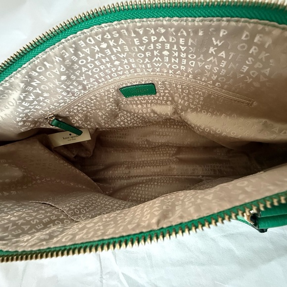 Kate Spade Green Leather Tote Bag - Picture 5 of 15